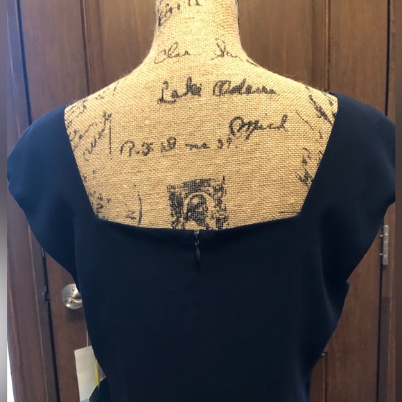 CeCe Meadow Monet Caviar (Navy) Dress - Size 6 NWT - Picture 4 of 9